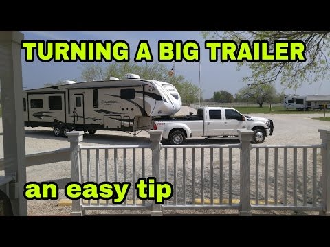 driving with a travel trailer tips