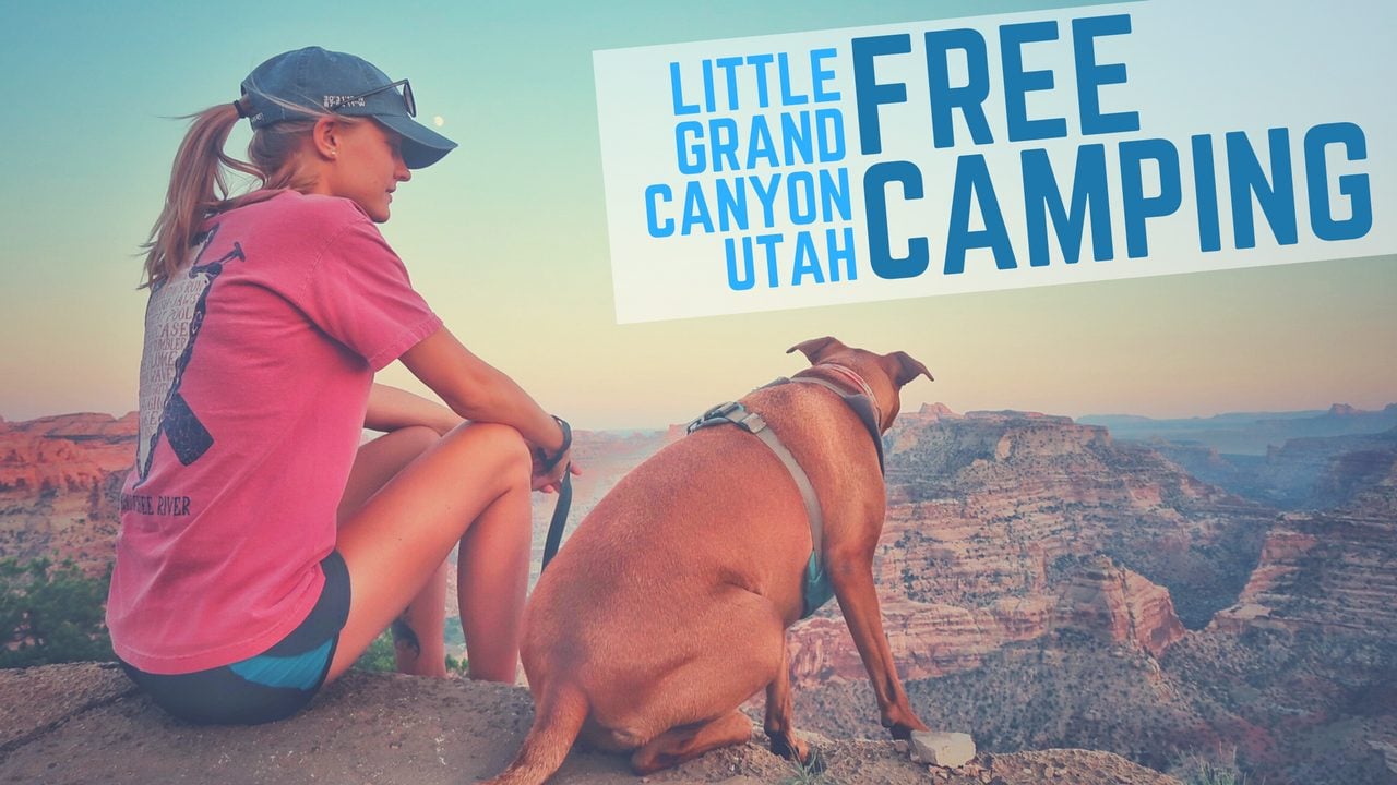 Free Camping at Little Grand Canyon, Utah