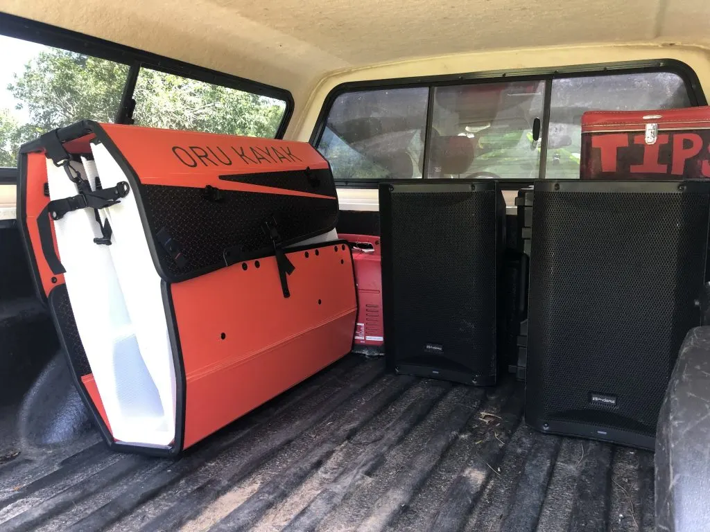 Oru Kayak Stored In Truck