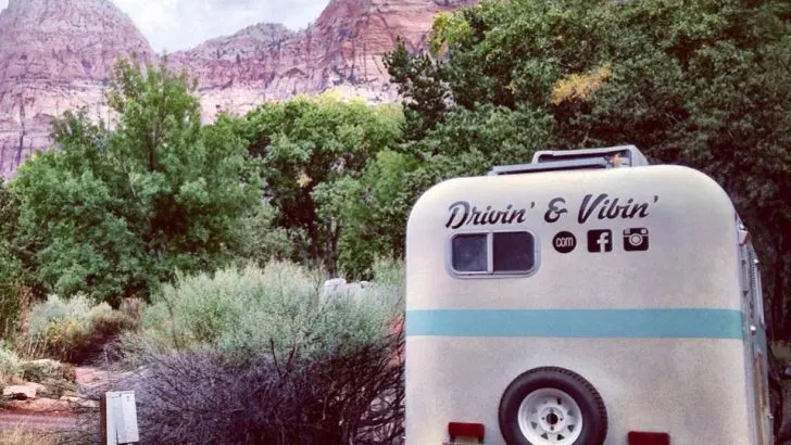 Watchman Campground at Zion National Park