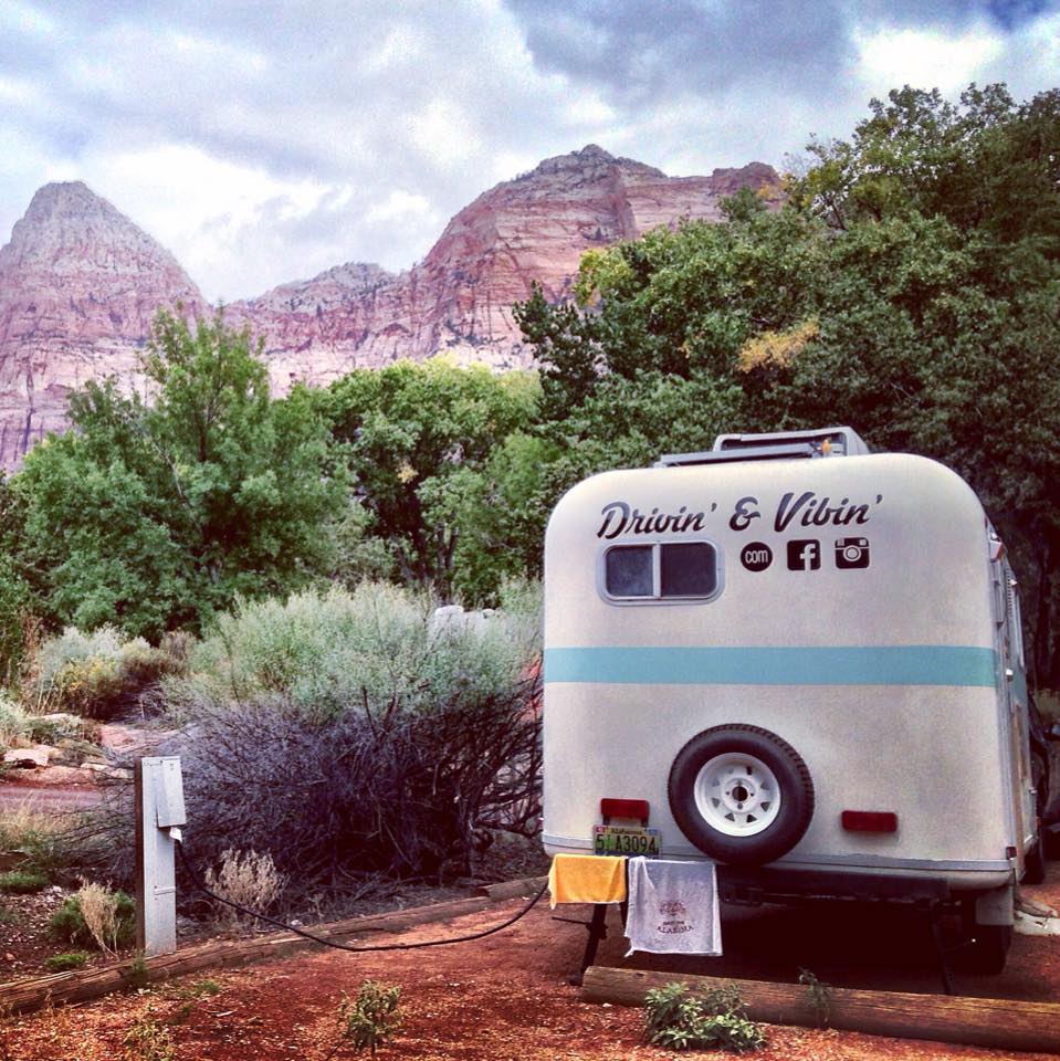 Watchman Campground at Zion National Park