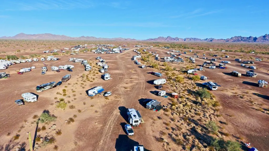 Quartzsite BLM Boondocking