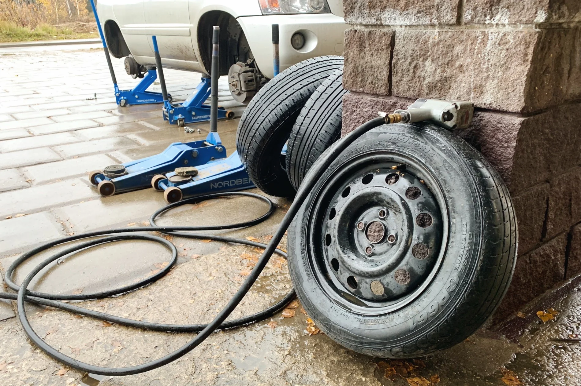 RV TIRE BLOWOUT