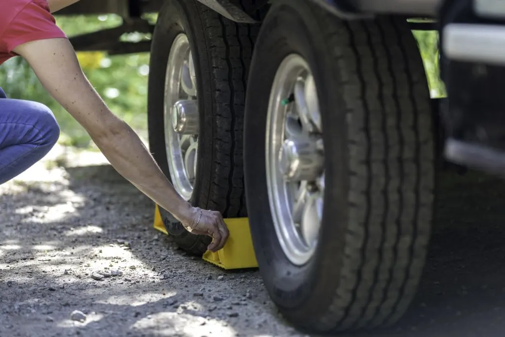 RV WHEEL CHOCKS