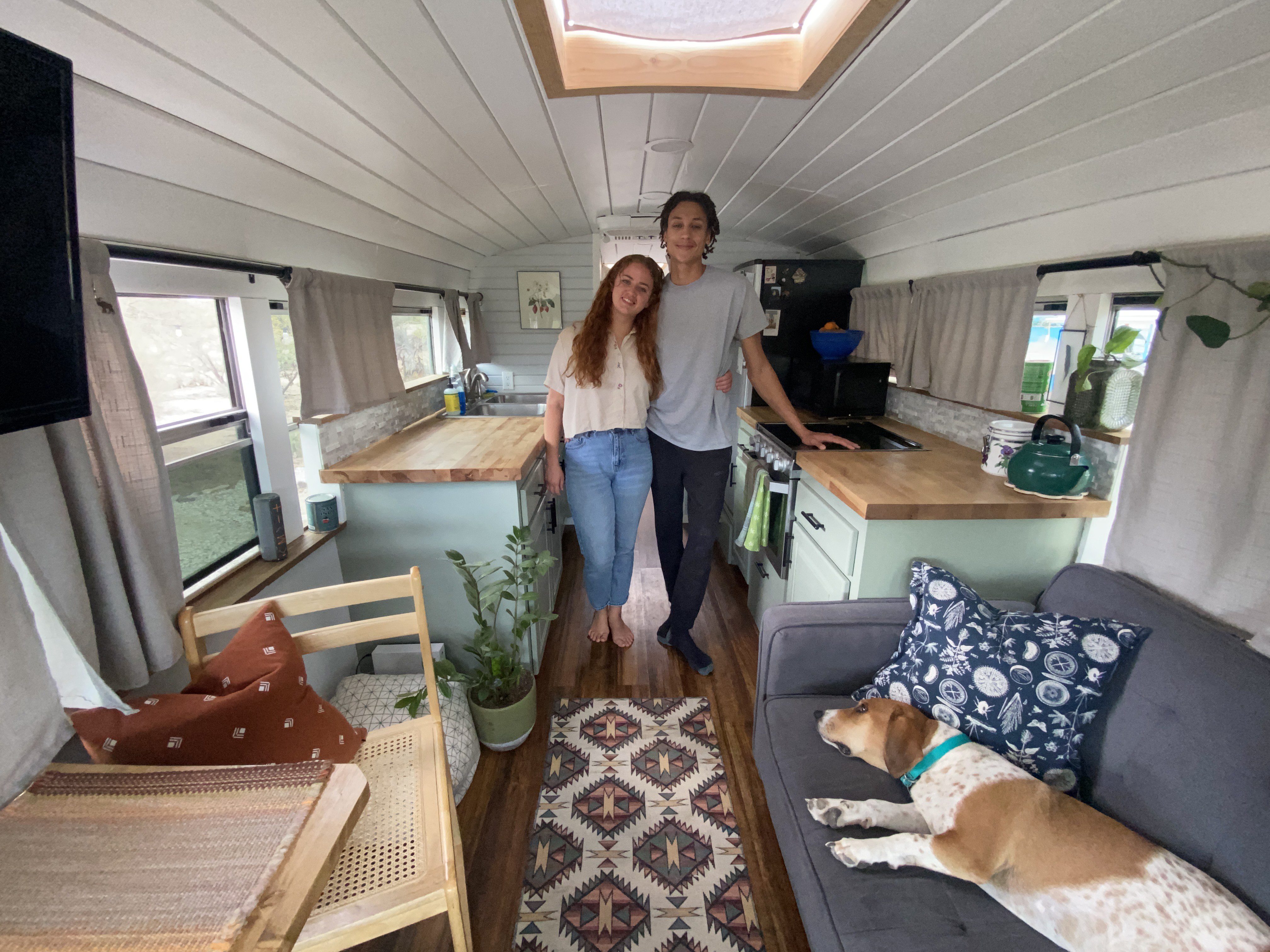 Camping in a School Bus, This RV Renovation Pushes the Limits