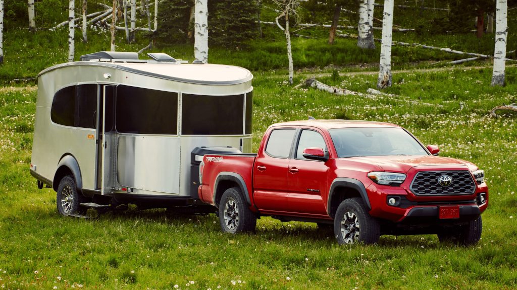 travel trailer with toyota tacoma