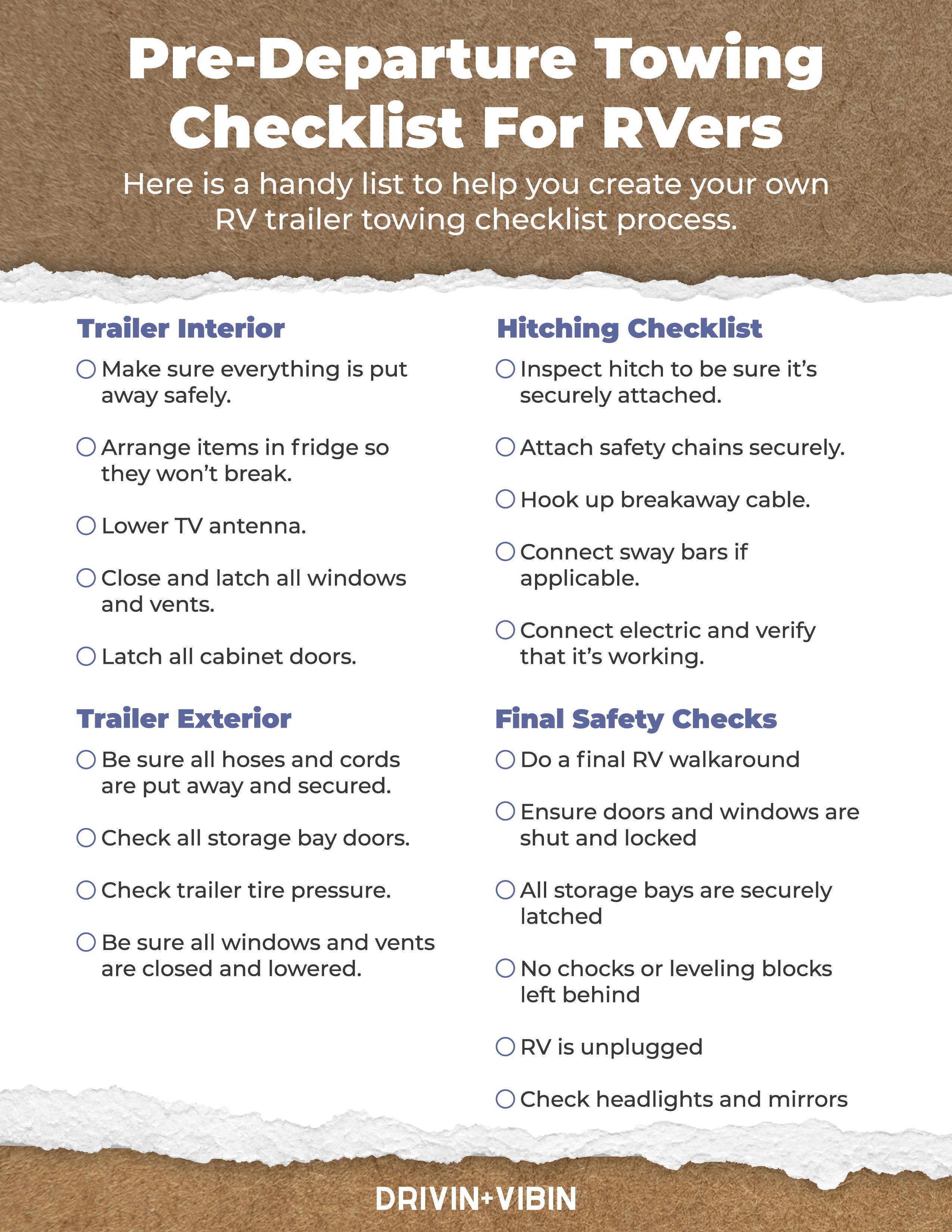 travel trailer towing requirements