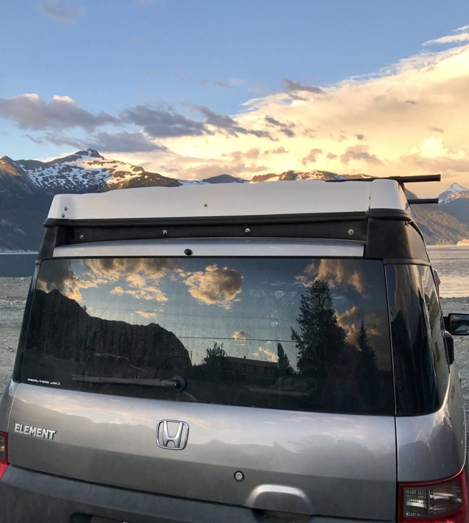 Can you camp in a Honda Element? Of course, you can!