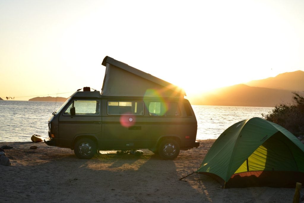 Rutherford beach boondocking and beach camping