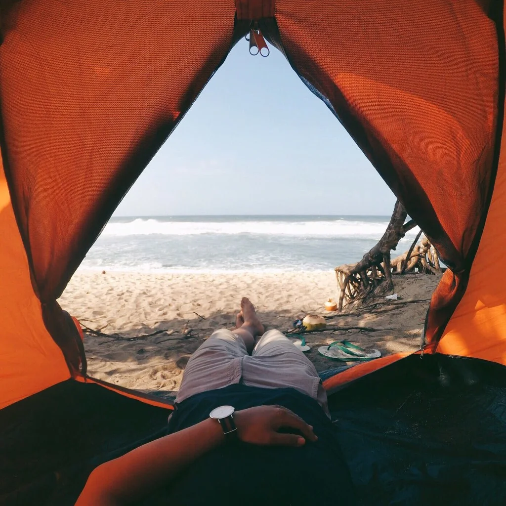 Rutherford beach boondocking and beach camping