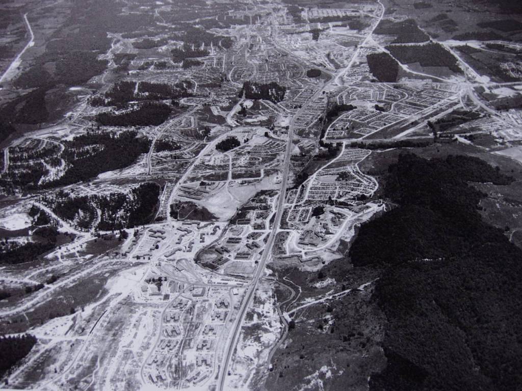 aerial image of Manhattan Project Park.