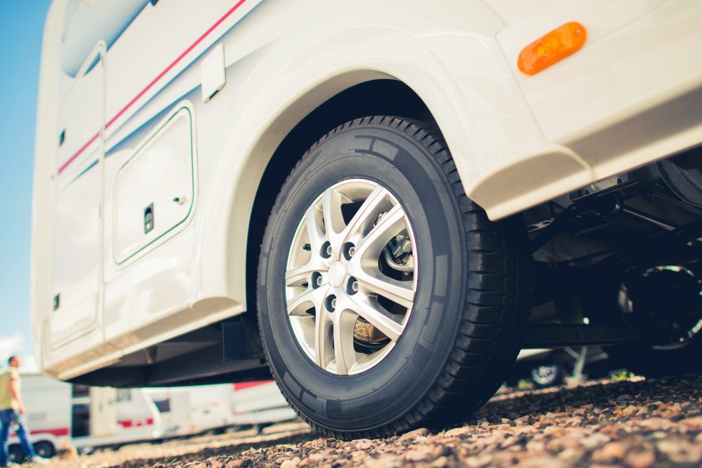 Tires For RV Camper Van. 