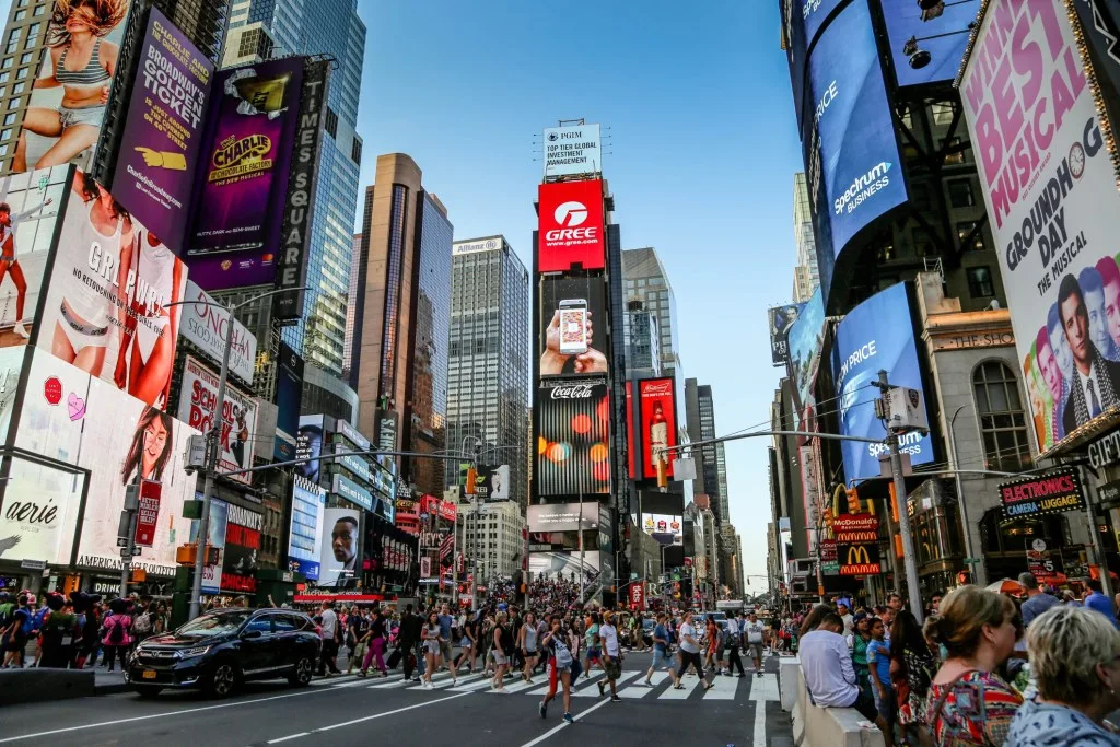 Busy Times Square