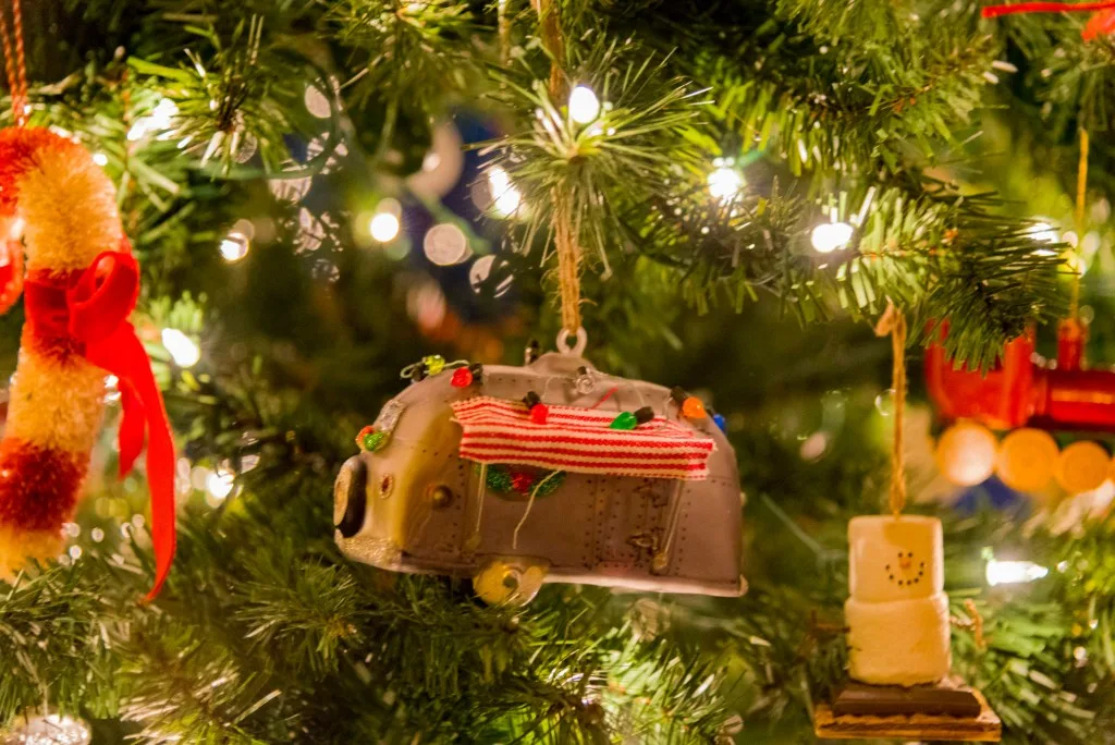 Airstream Christmas tree ornament