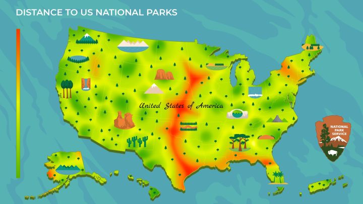 7 USA Towns Furthest from National Parks
