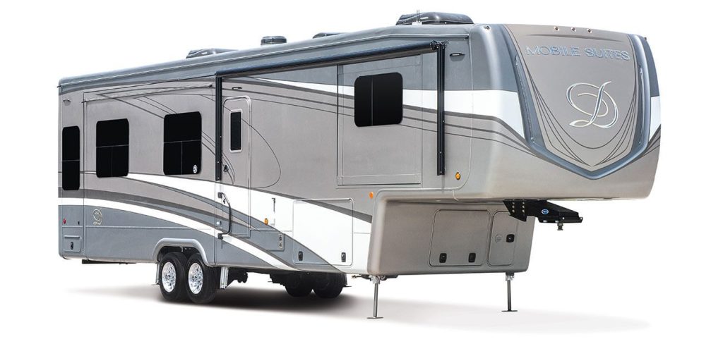 Exterior of a Mobile Suites RV.