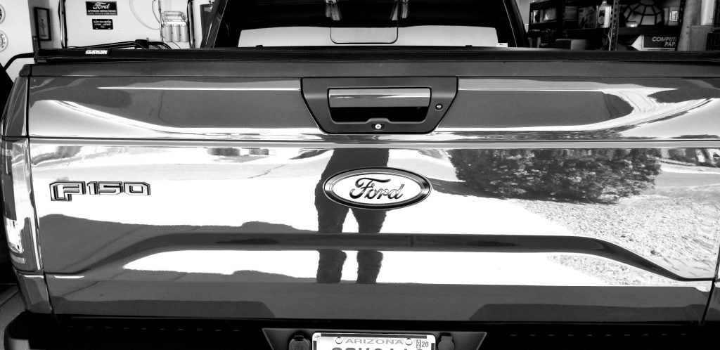 Back of Ford F150 truck