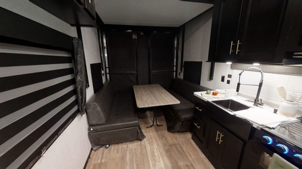 Inside of the Cherokee 255RR 5th wheel from Forest River website.