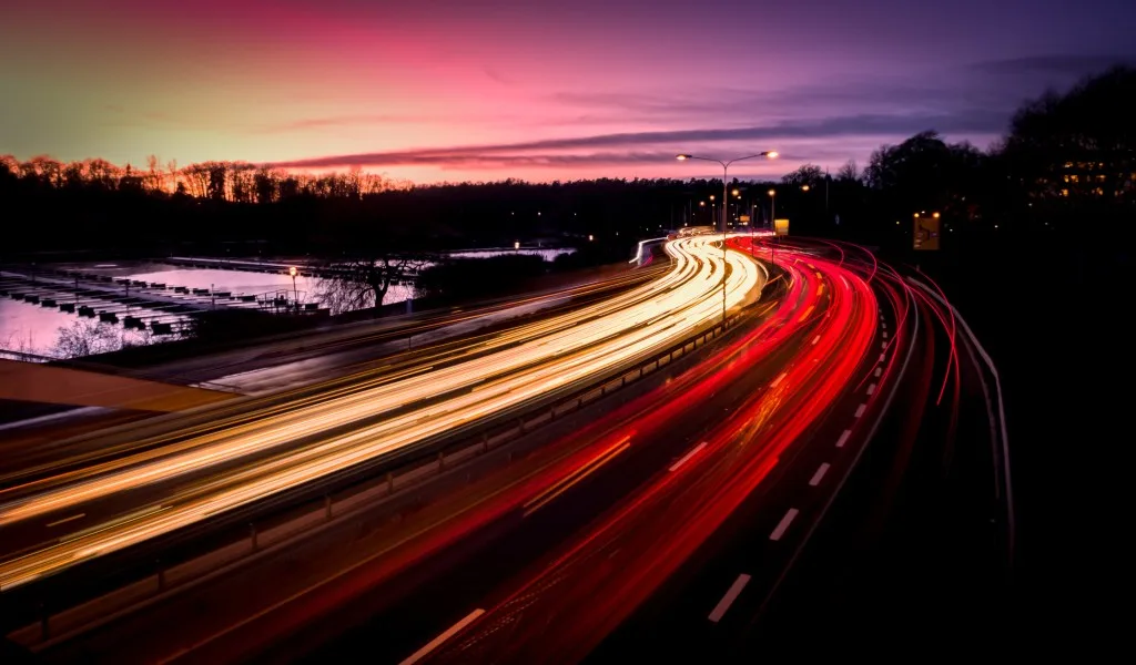 Interstate at night