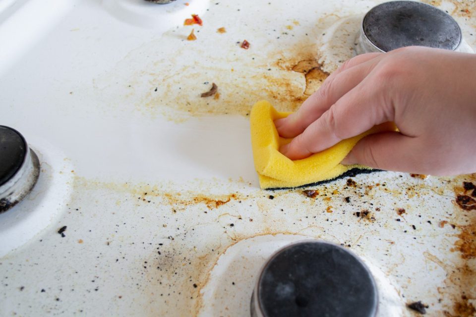 How to Easily Clean a Greasy Stove Top Drivin' & Vibin'