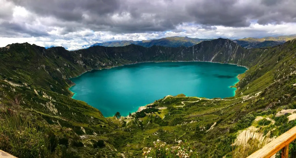 Aeiral view of Crater Lake.