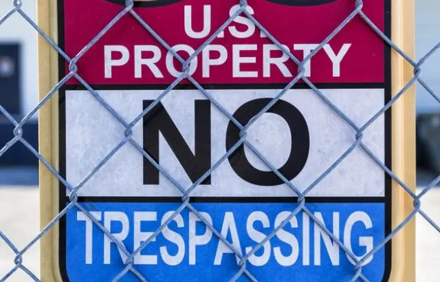 No Trespassing