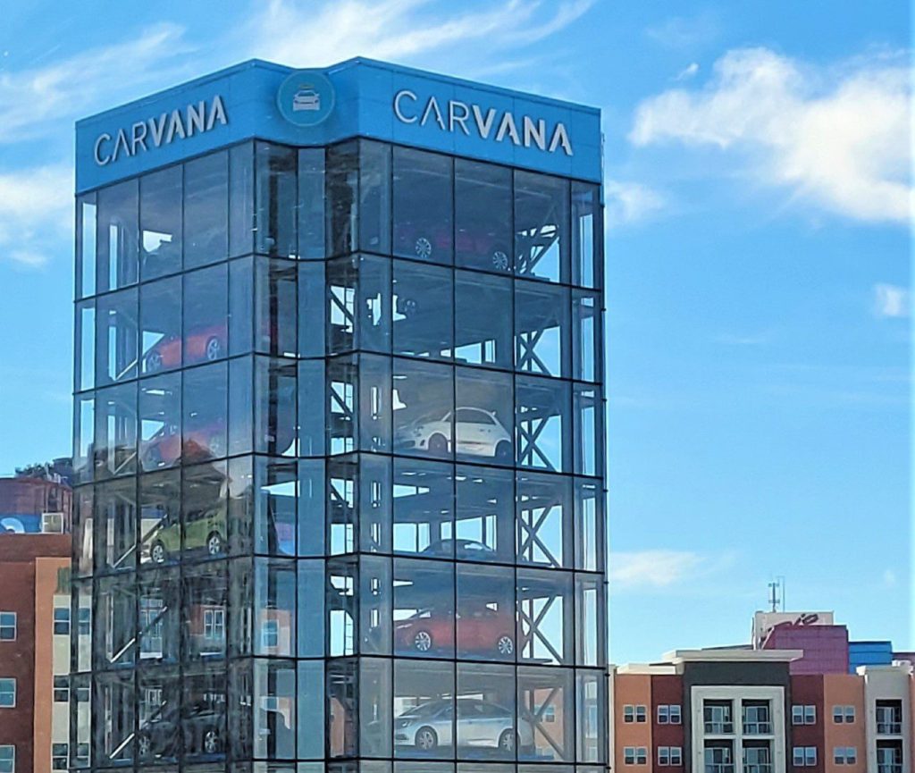 Carvana car tower