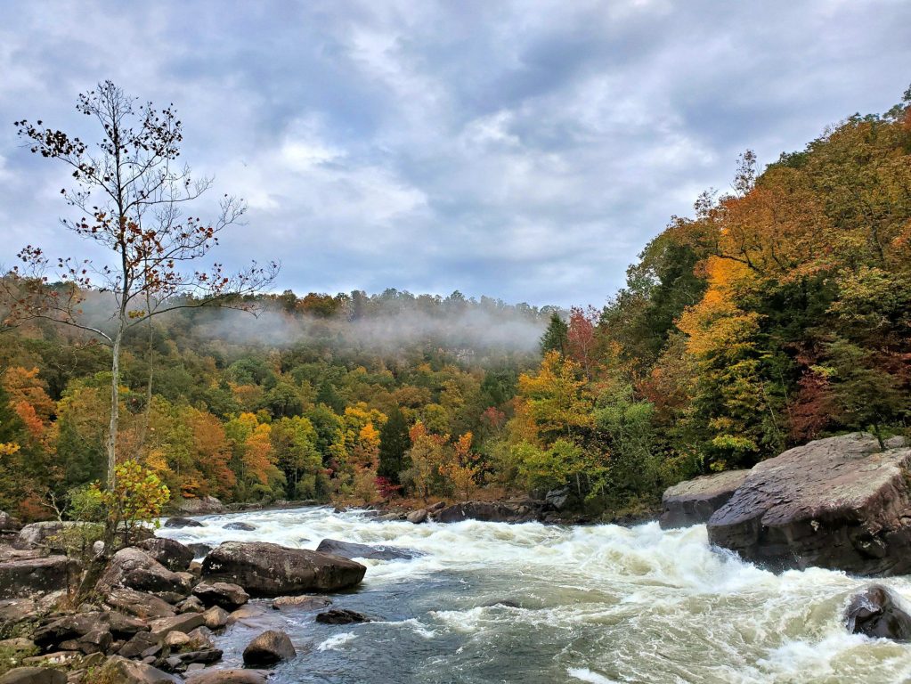 The Gauley River in the fall