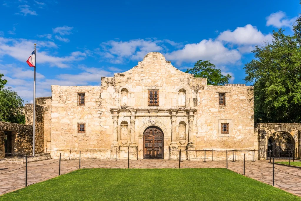 The Alamo in San Antonio, Texas, USA.