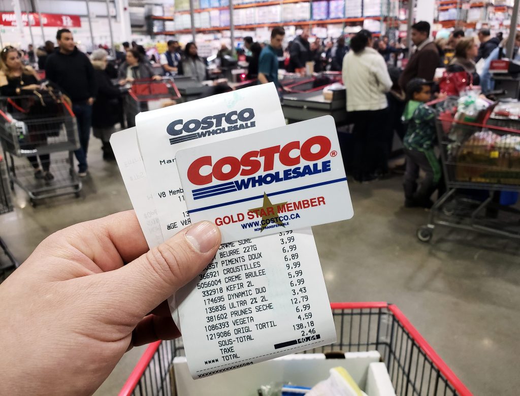 Costco membership card