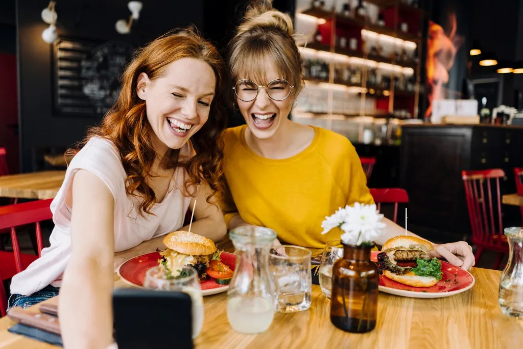 friends at a restaurant