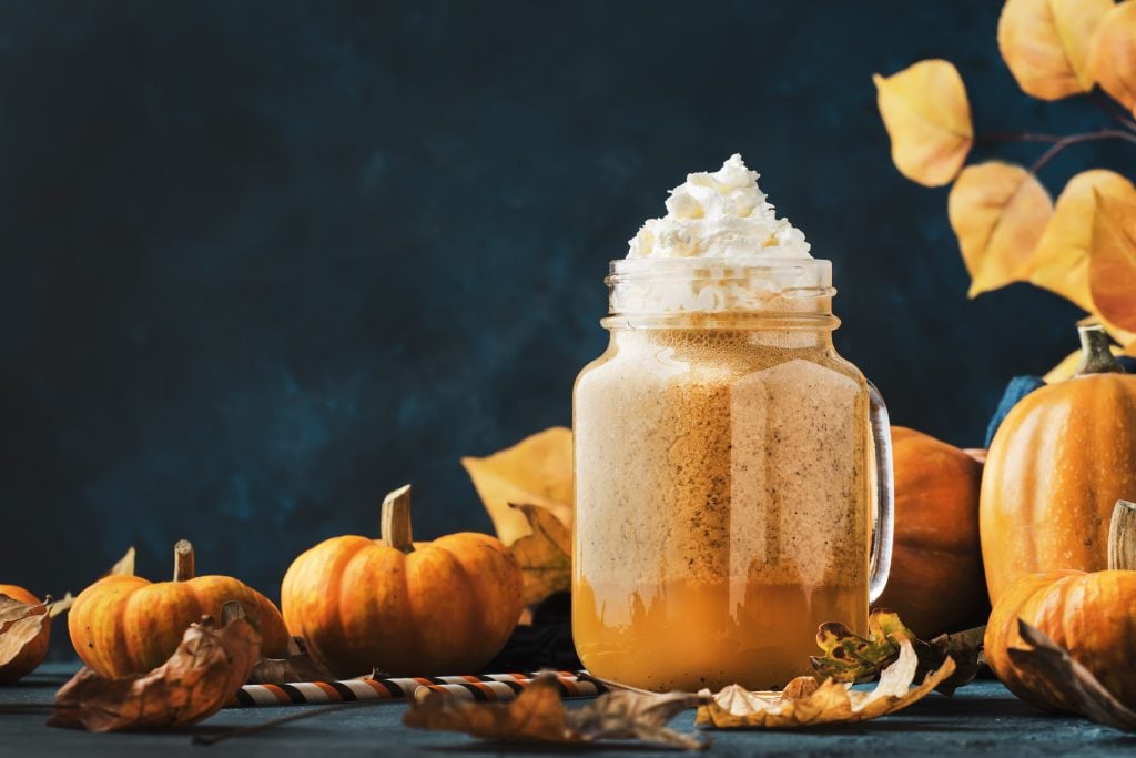 Frozen pumpkin spice latte 