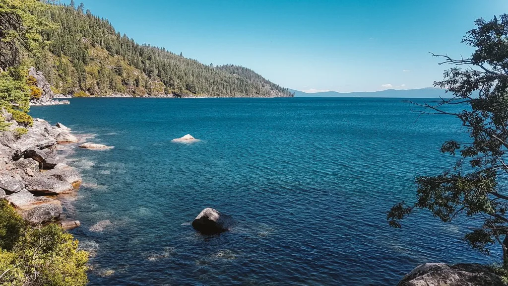 Clear view of Lake Tahoe