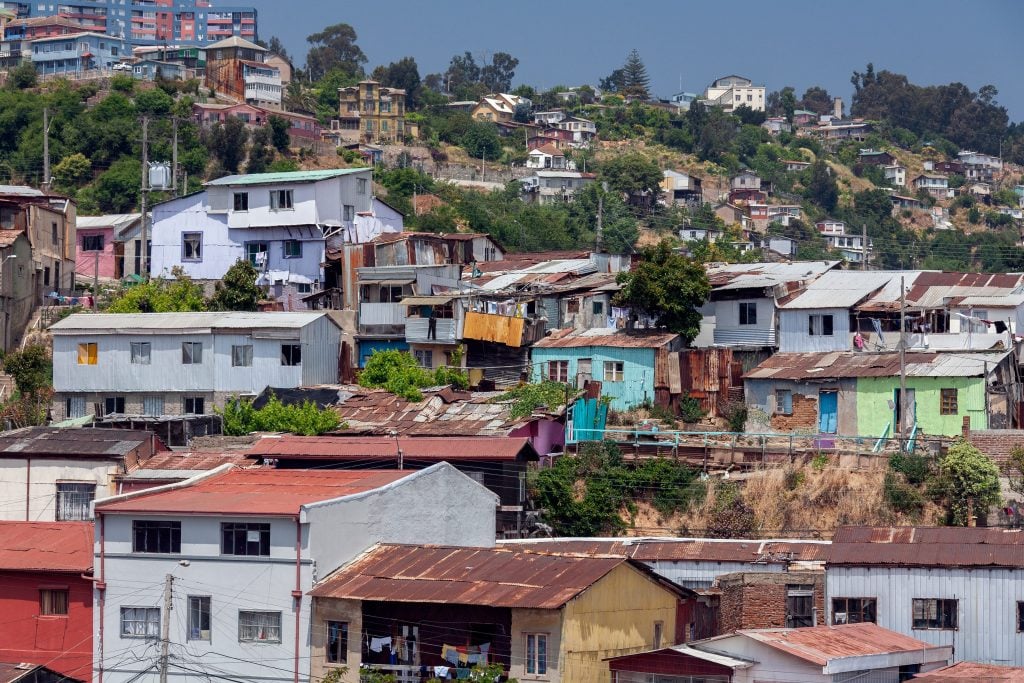 Slum in South America