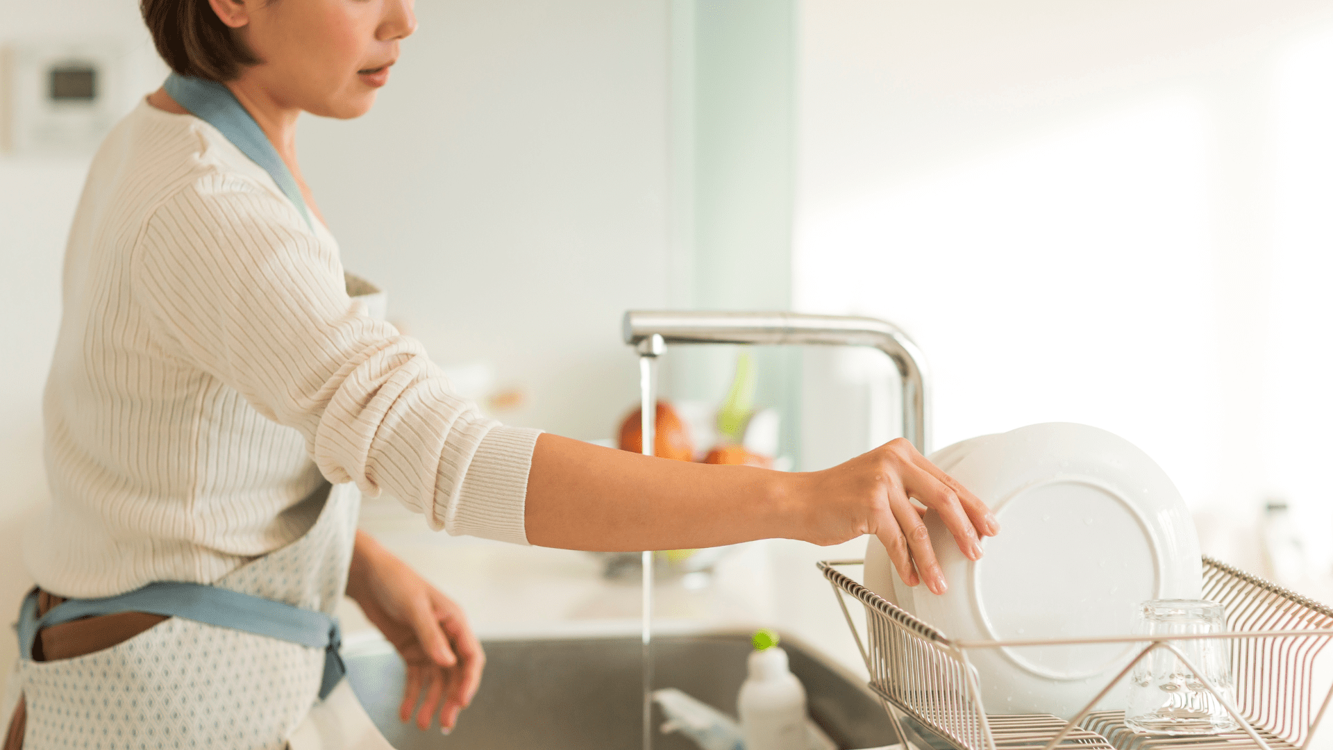 How to Clean a Dish Rack - Maids By Trade