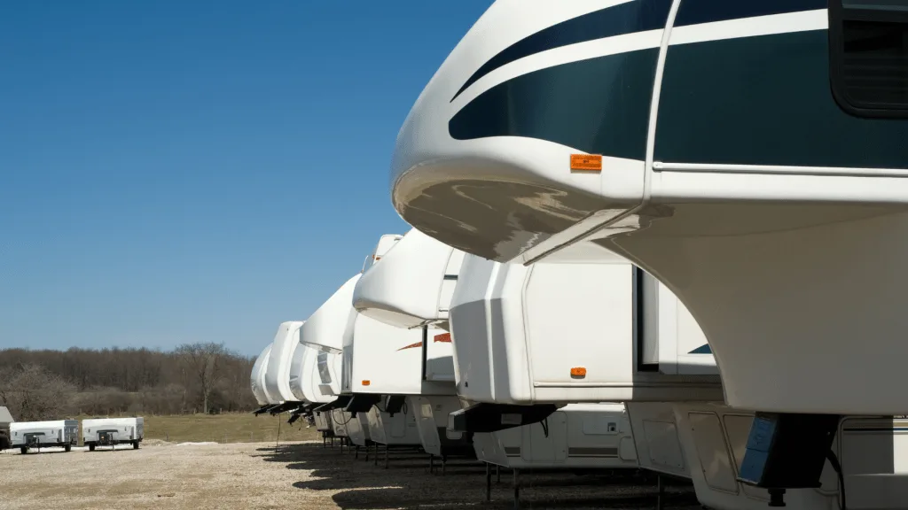 RV sales lot