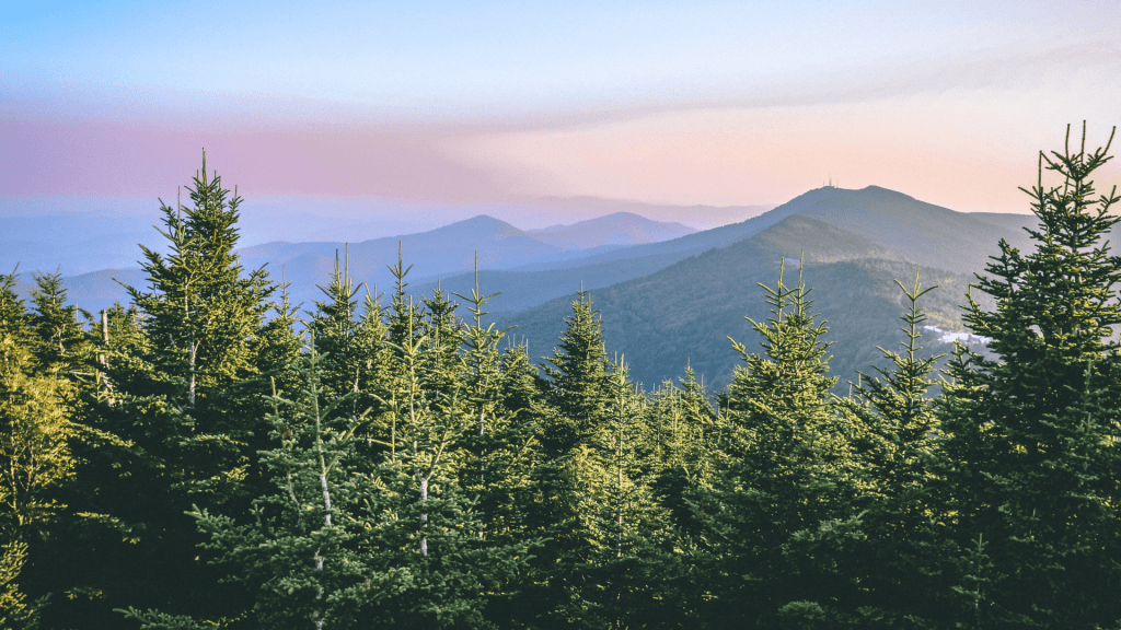 Mountains in Asheville, North Carolina