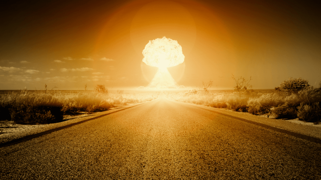 Atomic bomb being detonated