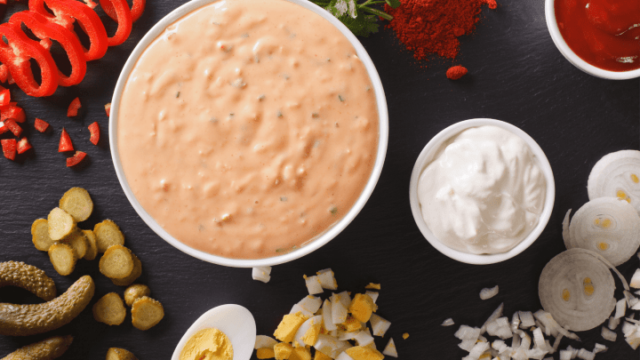 Thousand Island dressing and ingredients