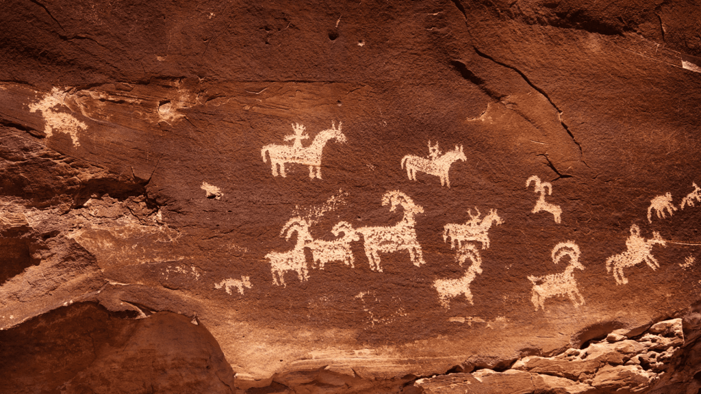 Petroglyphs in Zion