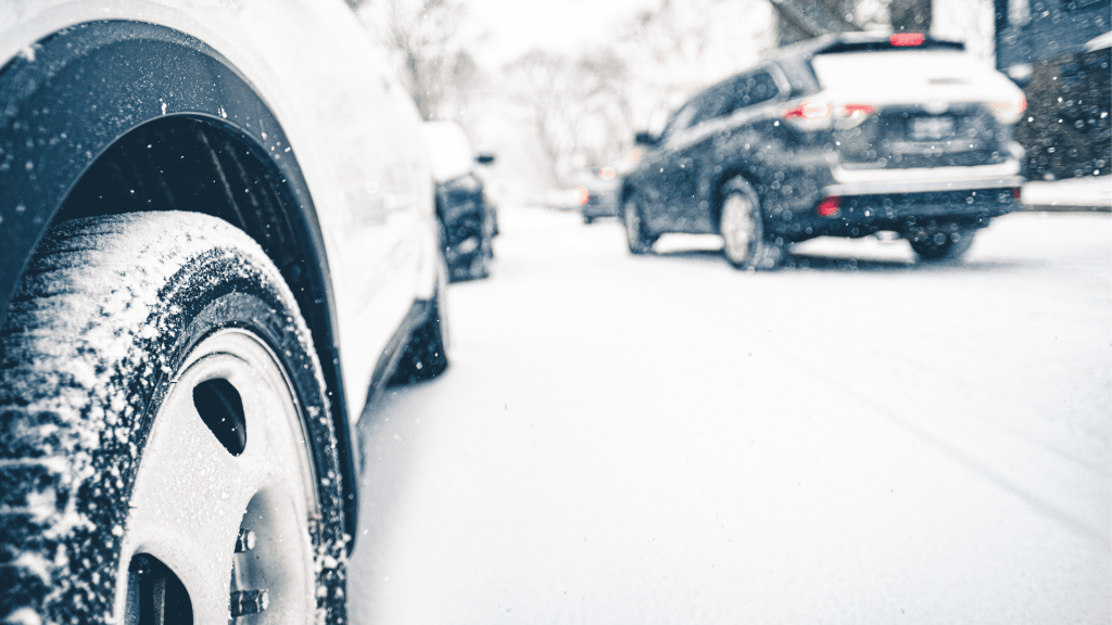 Driving with winter tires