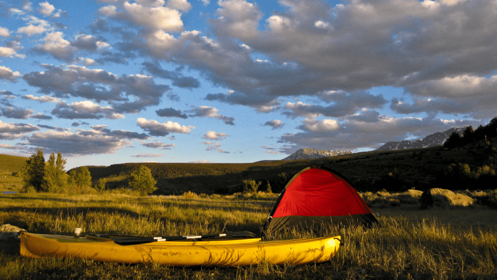 Dispersed tent camping in Colorado
