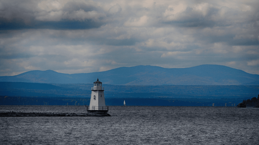 Lighthouse on Lake Champlain