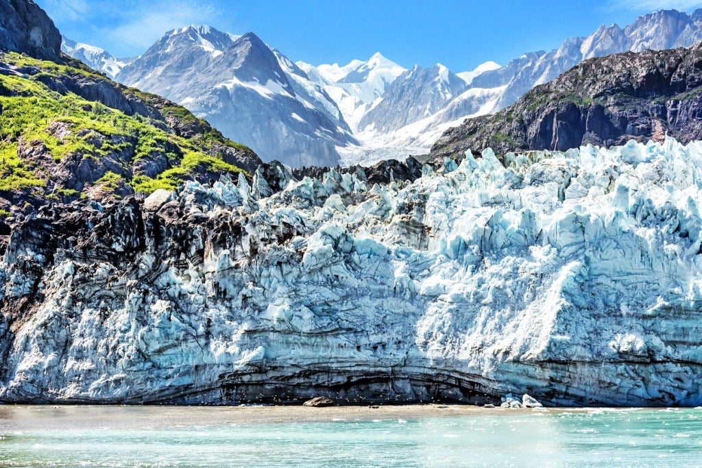 Margarie Glacier in Glacier Bay, Alaska. 