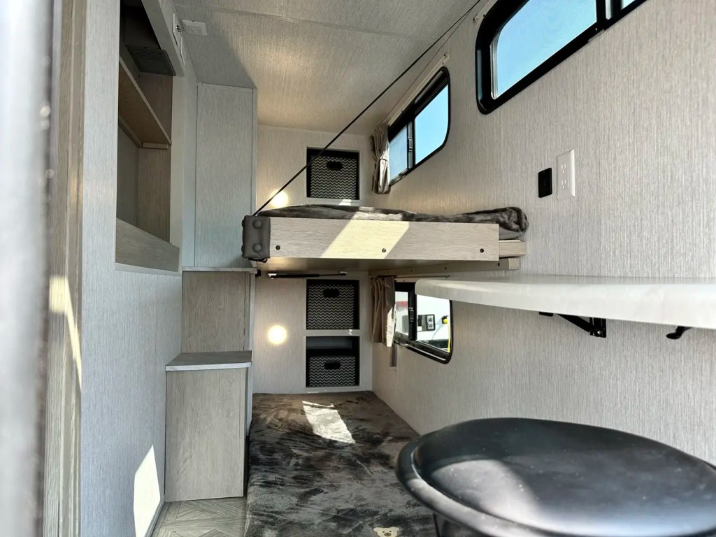 travel trailer hidden bunk