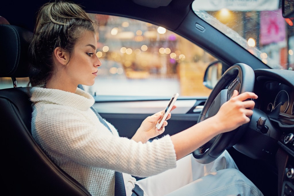 Texting while driving is definitely a harmful habit that can damage your vehicle.