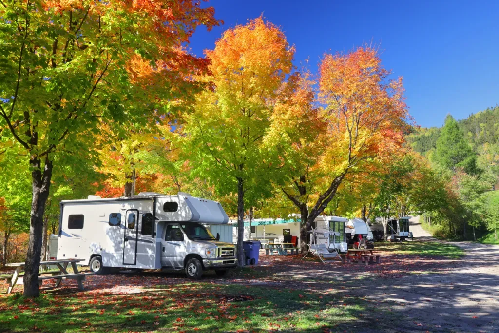 Fall camping is gaining in popularity