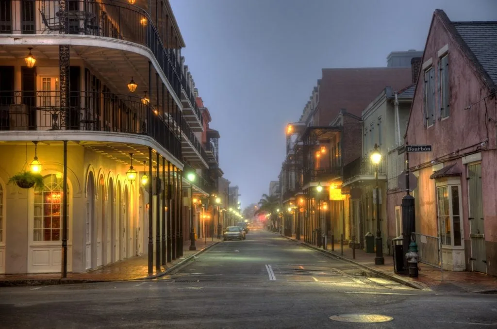 Bourbon Street in New Orleans