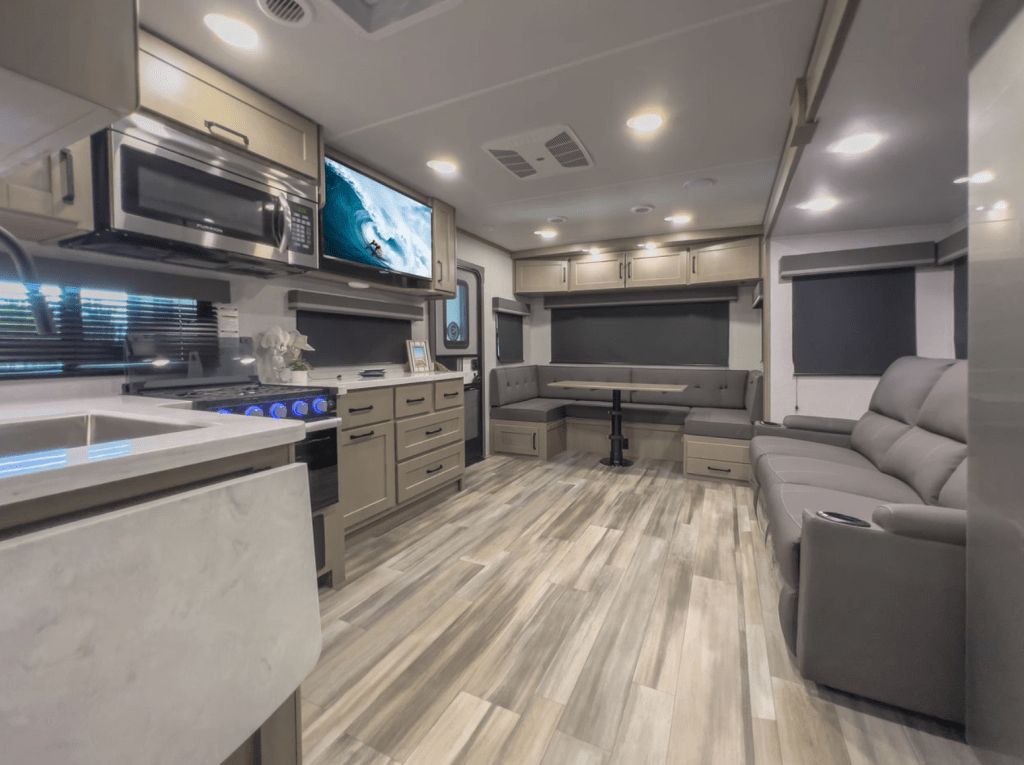 Interior of a new travel trailer - which are the best?