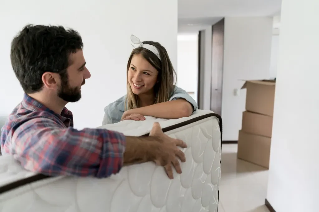 Know your mattress weight will help you know how many people you need for moving it